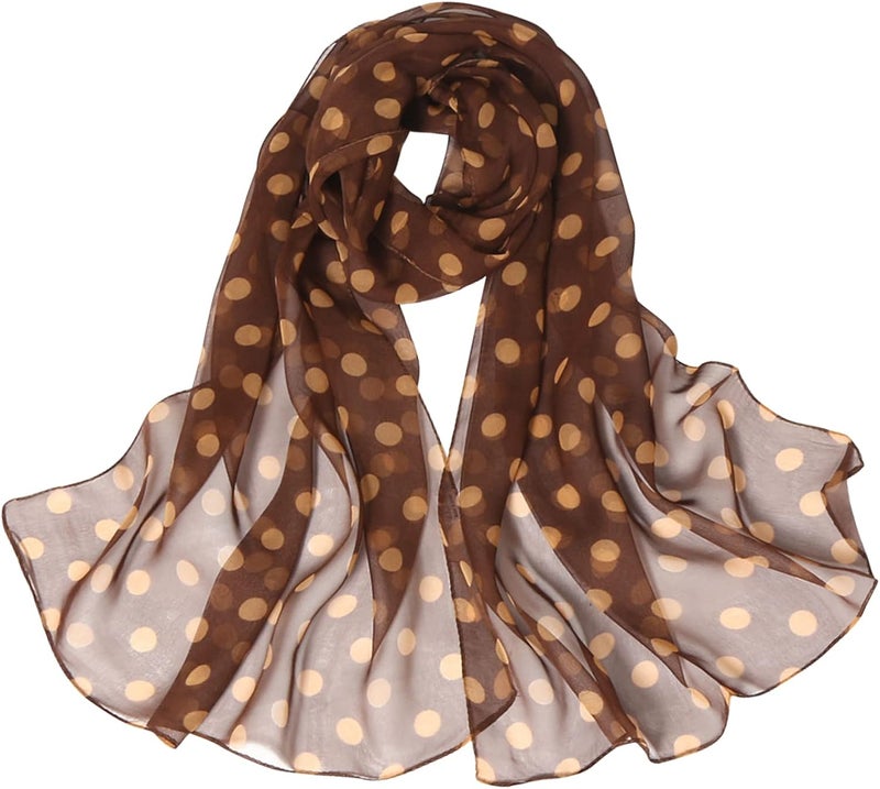 E-Clover Herebuy - Unique Women's Floral Scarves: Chiffon Flowers & Birds Printed Scarf - Image 1